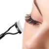 Portable Eyelash Comb Half-Curved Steel Needle Eyebrow Shaving Brush Grafting Eyelash Tool Women's Facial Makeup Accessory