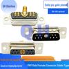 Gold-Plated High Current 11W1 Male-Female Solder D-SUB 10+1 Pin Connector