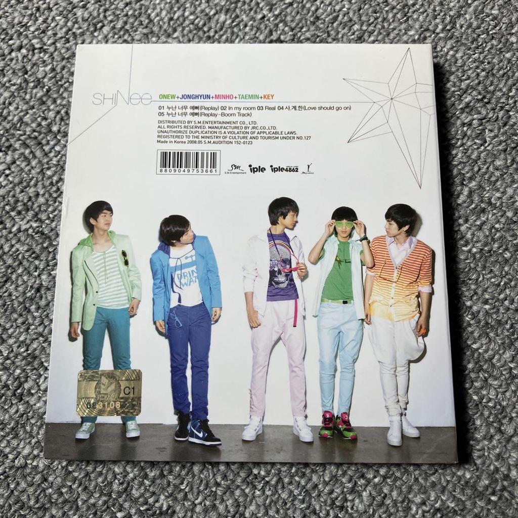 [USED] SHINee Replay Korean Edition My Sister is So Beautiful Album CD Official