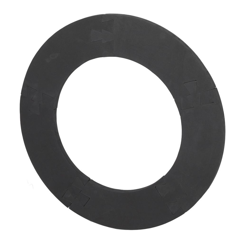 5 Pcs Dartboard Backboard Surround Easy Assembly Black EVA Spliced Dartboard Wall Protector for