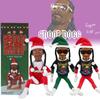 Playful Snoop On A Stoop Hip Hop Lovers Resin Elf Doll Decoration For Joyful Christmas Celebrations