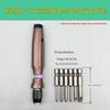 All-Aluminum 6.35mm Magnetic Self-Locking Multi-Purpose Screwdriver Handle