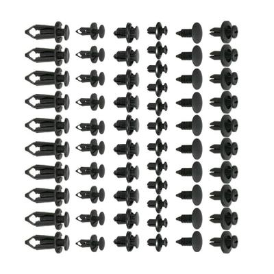 60 Pcs Auto Fastener Clip Car Accessories Fit For Car Clip Fit X-Trail Car