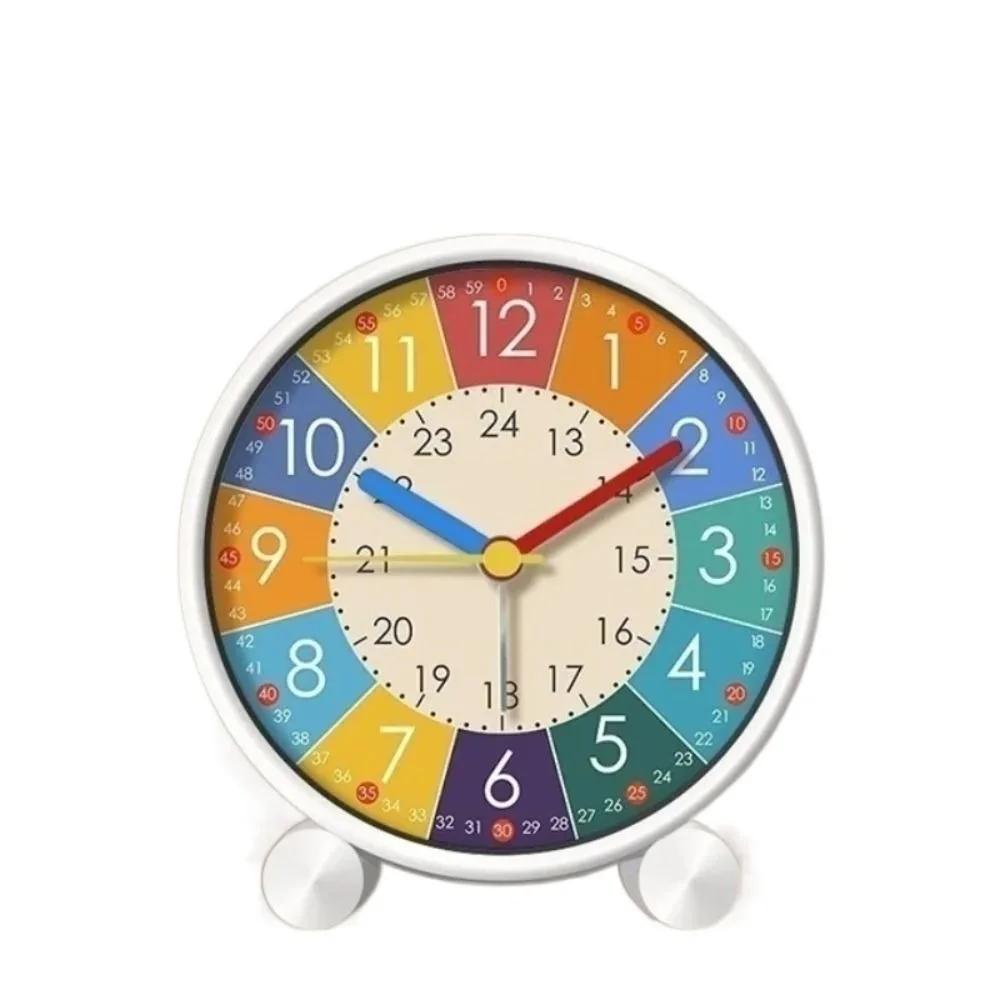 Desktop Decoration Mute Alarm Clock Creative Silent Learning Clock Small Electronic Clock Kids Teenagers Boys Girls