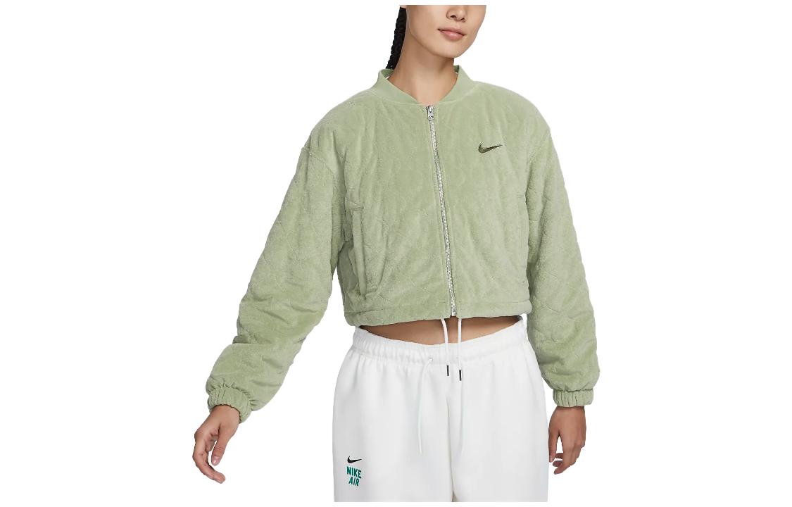 Nike Jackets Women s Green Crew Neck Moderate Other DV7827-386 L