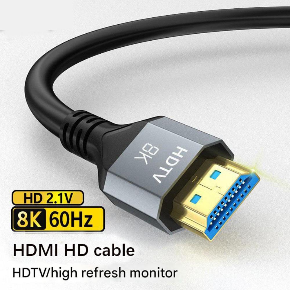 HDMI 8K 60Hz HD Cable, Monitor, TV, Laptop, Projector, Set-top Box Cable