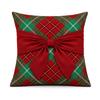 Festive Christmas Pillow Cover Plaid Sofa Pillowcase Holiday Decor Throw Pillow Cover  Cozy