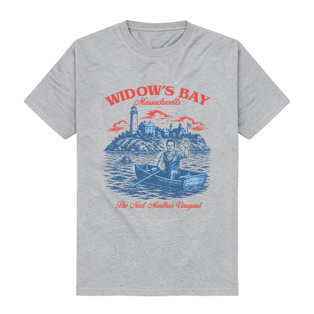 Sommer Unisex Vintage Oberteil Damen Herren Kleidung Widows Bay TV Design T-Shirt Kurzarm Baumwolle Mode T-Shirts Unisex Streetwear
