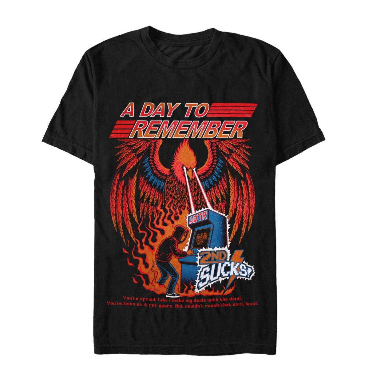 

Fit A Day To Remember Cotton Band Shirt Unisex Summer Short Sleeve Fashion Brand Tee Luxury Casual Vintage 4XL