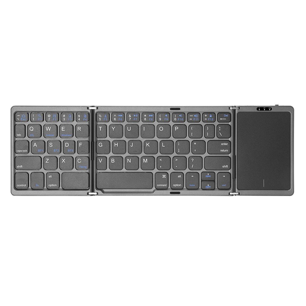 Ultra-thin Bluetooth Folding Keyboard for Business and Tablets