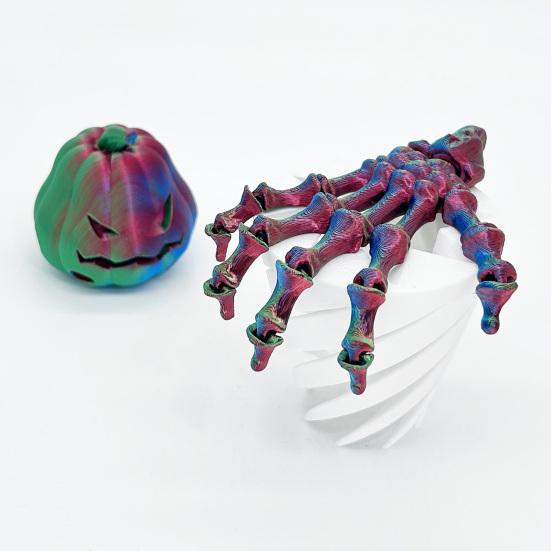 Ghost Hand Decoration Realistic 3D Printed Skeleton Hand Model Haunted House Ornament DIY Project Accent