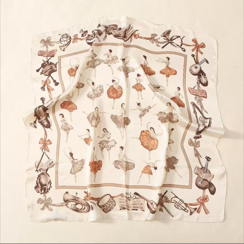 Eleganti Foulard di Seta da Donna Con Centinaia di Camicie, Assistenti di Volo, Decorazione Professionale, Protezione del Collo, Foulard, 70 Foulard Quadrati Piccoli.