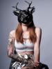 Cosplay Deer Mask 3D Animal Mask PU pěna Personalizovaný dárek Ženy Muži Karneval Party Rave Club Role Play Masky