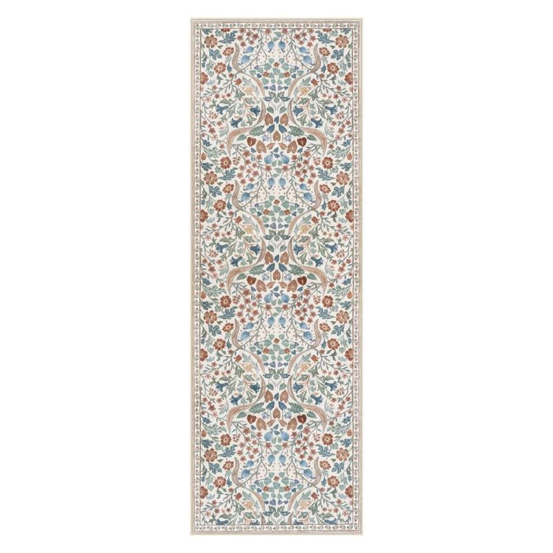 Corridor Carpet Runner Rug Hallway Long Carpets Machine Washable Non-Slip Floor Mat Bedside Mat Spring Floral Home Decor Rugs