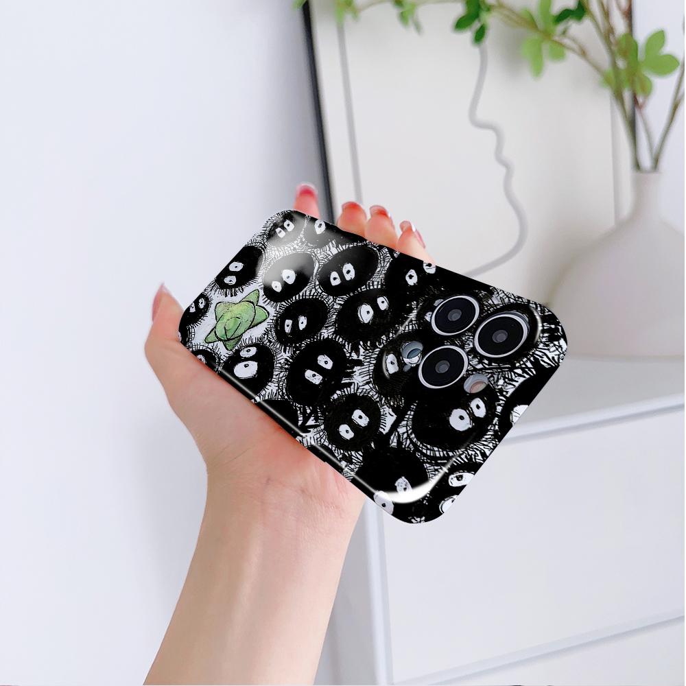 All-inclusive Film Handyhülle Cartoon Mode Design Hartschale Vollständige Abdeckung Kameraschutzhülle für iPhone Huawei Honor Vivo Google