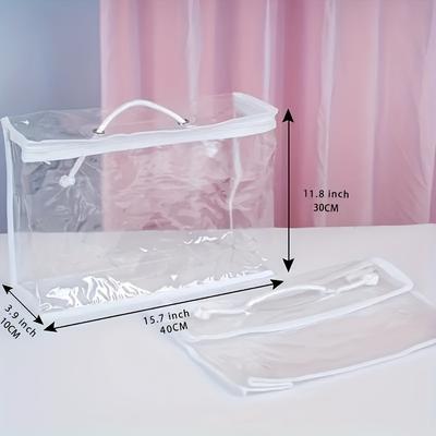 PVC Transparent Bag PVC Home Textile Household Four-piece Bag PVC Storage Bag Transparent Curtain Bag