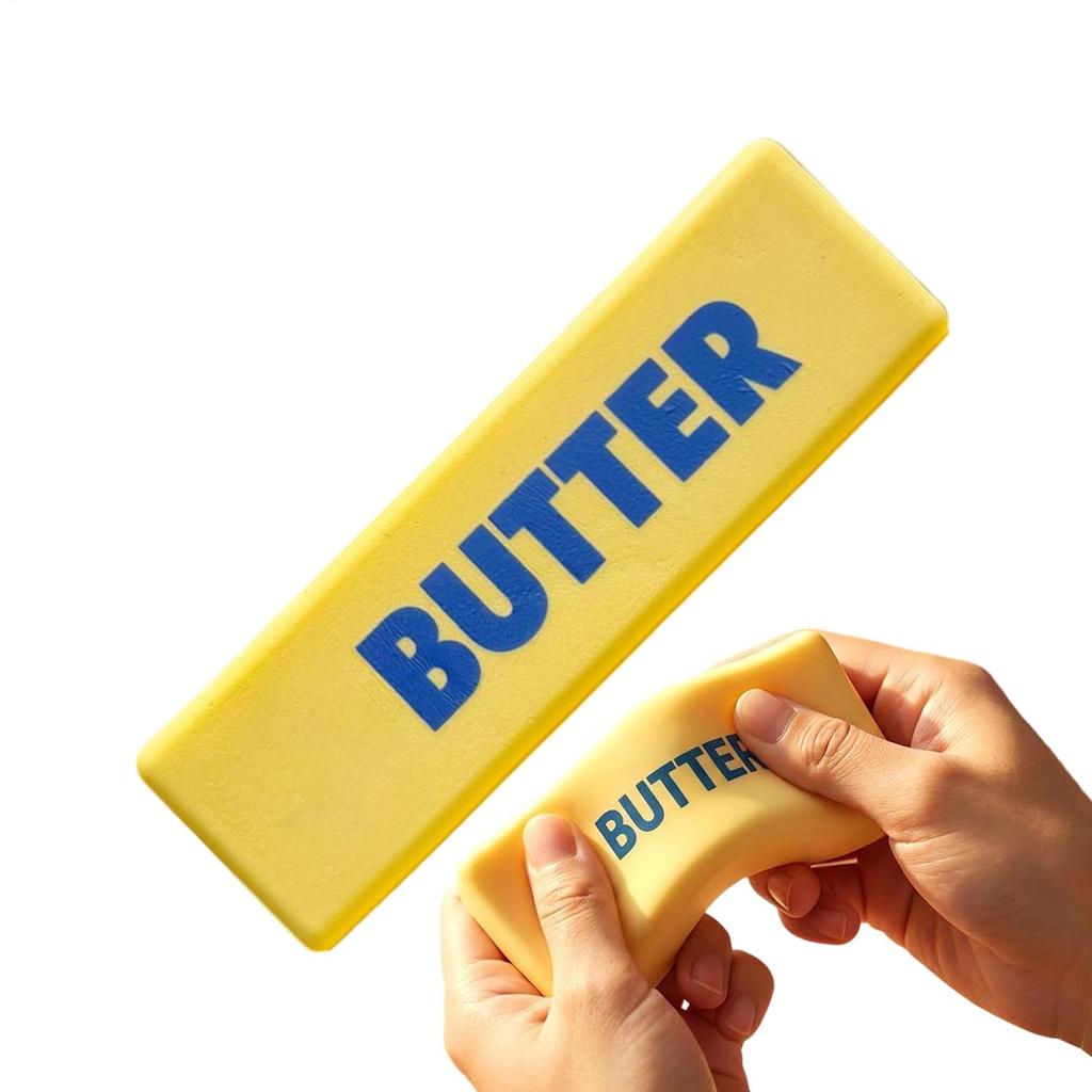 Antistress Butter Stick Squishys Toy Stress Anxiety Relief Fidget Toys Slow Rising Squeeze Toys Cheese Stick Sensory Toy