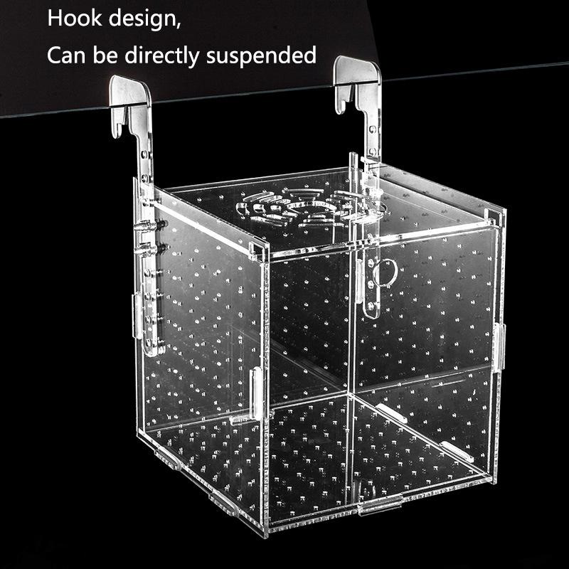 High Transparency Acrylic Aquarium Fish Breeding Isolation Box Fish Aquarium Breeder Hatching Incubator Fish Tank Accessories