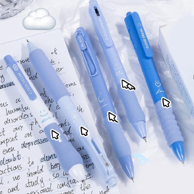 Ergonomic Grip Gel Pen 0.5mm, Student Writing Pen for Boy Girl Writing Drawing