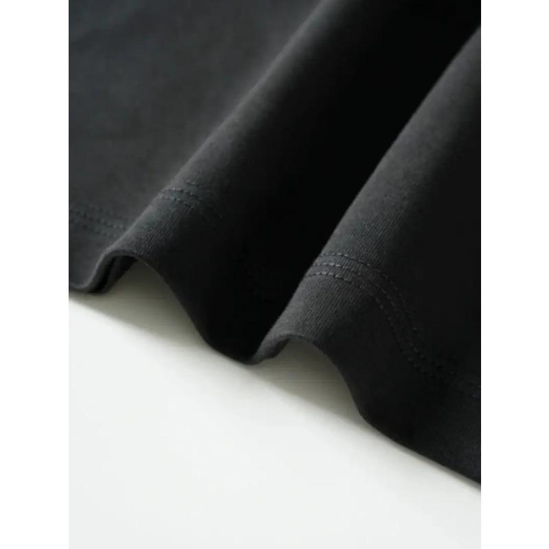 Europäische Größen Herren Lustiges sarkastisches "Shh, Niemand interessiert sich" Grafik-T-Shirt - Lässiges Streetwear-Tee mit kühnem Aufdruck, Lockerer Schnitt Rundhals