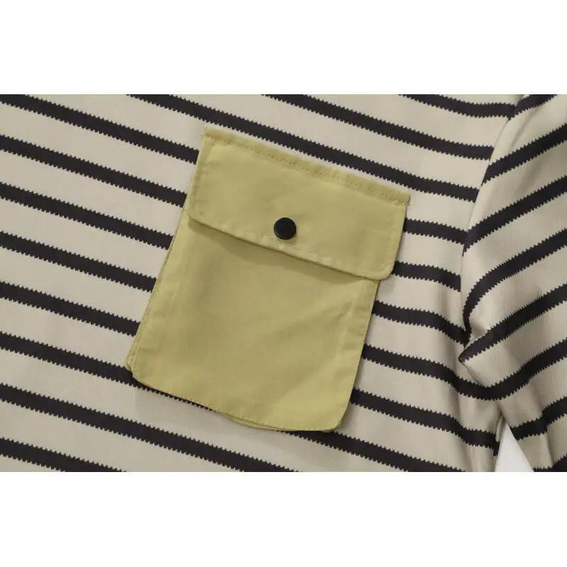 2026 Mens Striped O-Neck T-Shirt Men Long Sleeve Base Shirt Man Sweatshirt Male Casual Tshirts Male Unisex Vintage Top Pullover