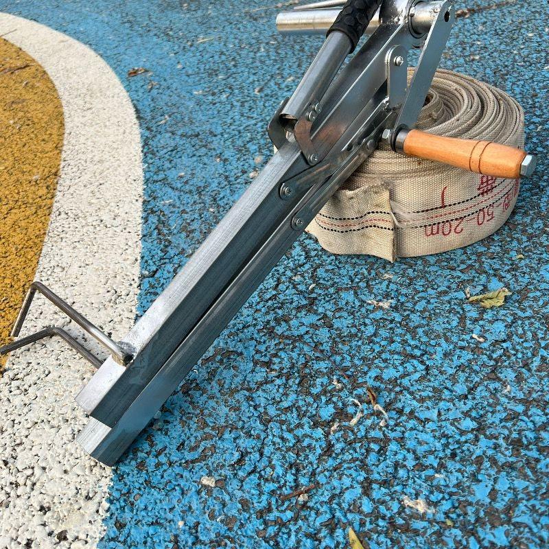 Mașină Portabilă cu Tambur pentru Furtun Manual Bobinator pentru Conducte de Apă de Foc Suport Pliabil pentru Bobinat, Artefact pentru Irigare Agricolă