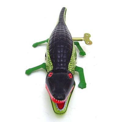 Tin Crocodile Retro Nostalgic Collectible Toy, Clockwork Toy