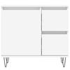 3 Piece Bathroom Furniture Set White Particleboard