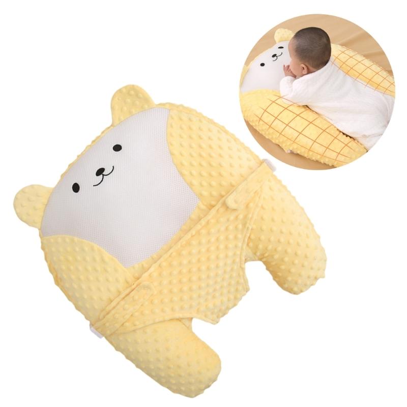 Cartoon Baby Support Pillow for Newborns Helping Relieve Gas and Colic Soft & Breathable Mood Comforting Doll Toy