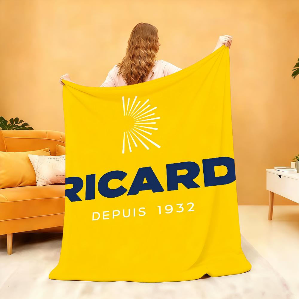 Energetic Interesting R Ricard S Blanket Soft Throw Blanket for Home Bedroom Bed Sofa Picnic Travel Office RestCover BlanketGift