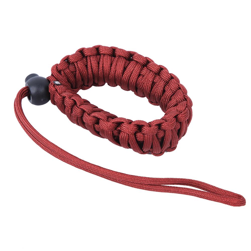 Large Size Camera Lanyard Strap Anti Lost Anti Broken Digital Camera Wrist Band(Red )