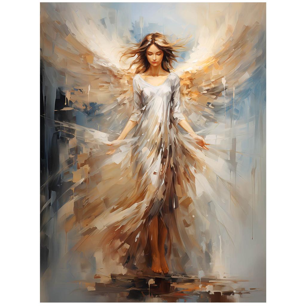 Plakat Anielska Gracja Plakat Anielska Gracja, 30X40 Cm, Bez Ramy, Płótno Premium Na Blejtramie
