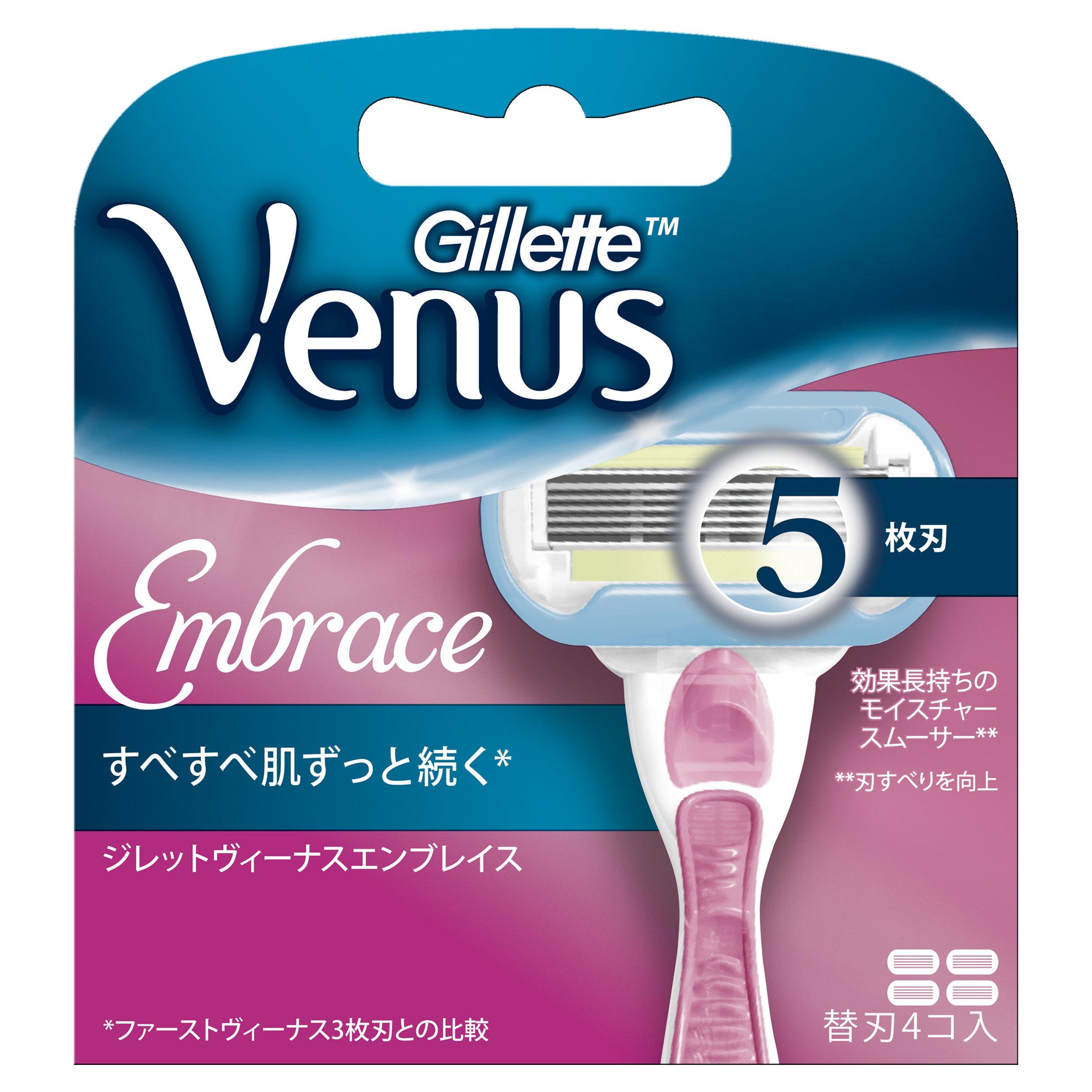 

VENUS Embrace 4 Сменные кассеты Женская бритва, розовый