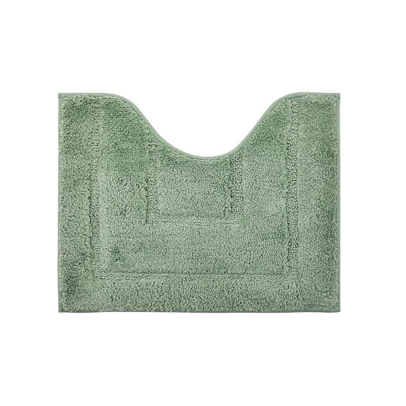 Thickened U-Shaped Non-Slip Absorbent Toilet Mat - Dirt-Resistant Bathroom and Bedside Carpet