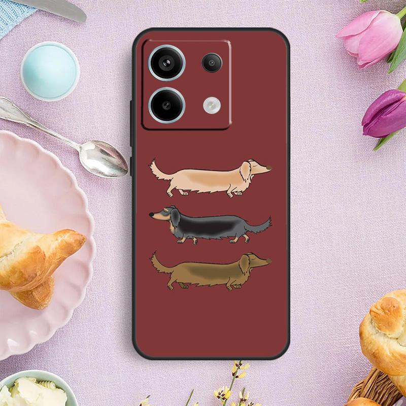 Dachshund Dog Case For Xiaomi Redmi Note 15 Pro Plus 10 11 12 13 14 Pro Cover For Redmi 14C 15C 12C 10C 13C
