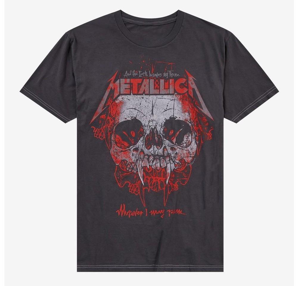 Metal*lica Wherever I May Roam Skull T-Shirt Size S-5XL Unisex T-Shirt L