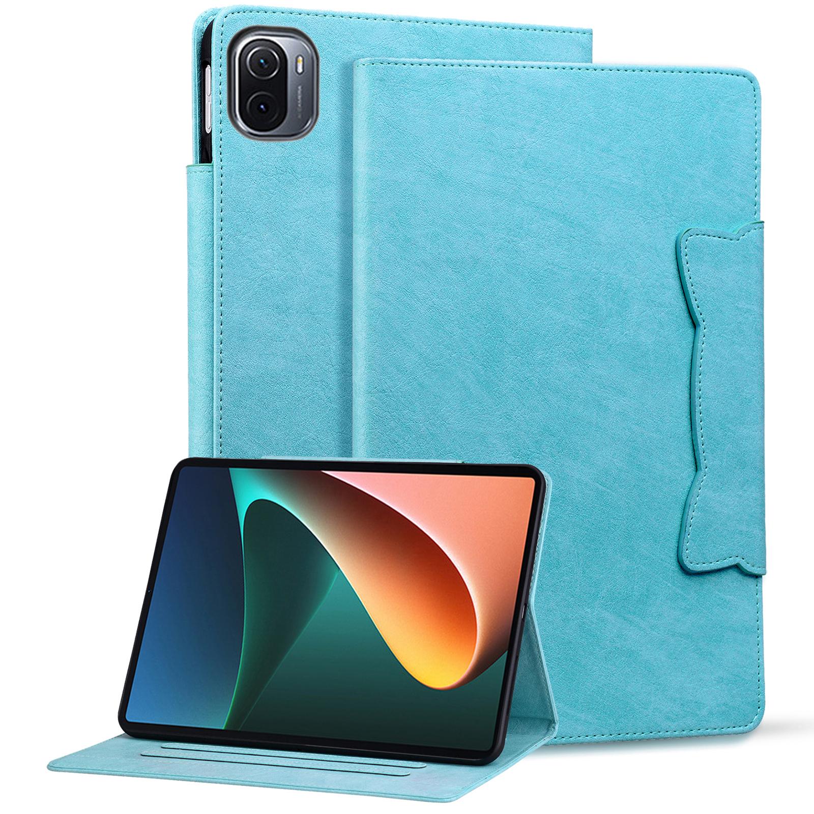 

For Xiaomi Pad 5/5 Pro Case Card Holder PU Leather Tablet Cover with Stand B