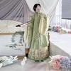 Ming Dynasty Style Hanfu Set Women: Stand Collar Top Vest Cloud Shoulder Horse-Face Skirt Winter