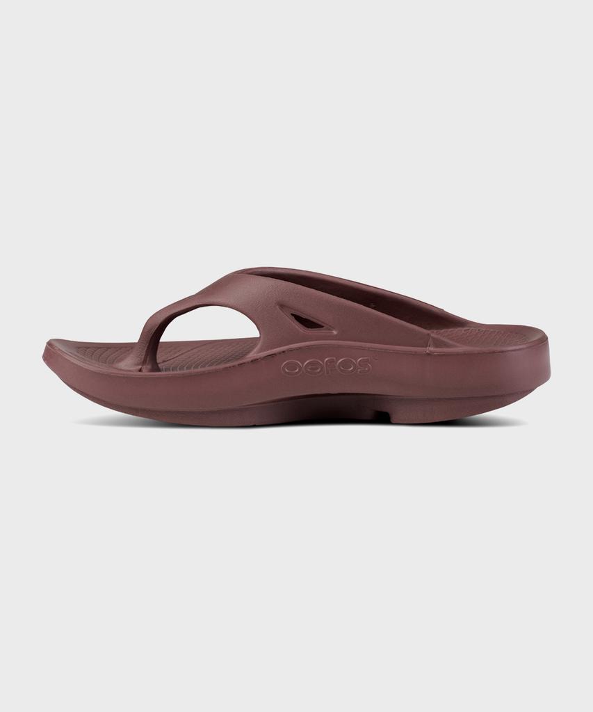 Oofos [Ooriginal] Deep Red Unisex Flip-Flops