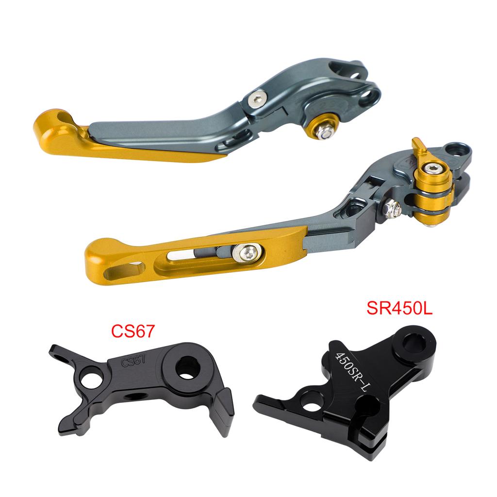 Verstellbarer Kupplungsbremshebel passend für VOGE DS900X 900DSX 2024-2026 Gold