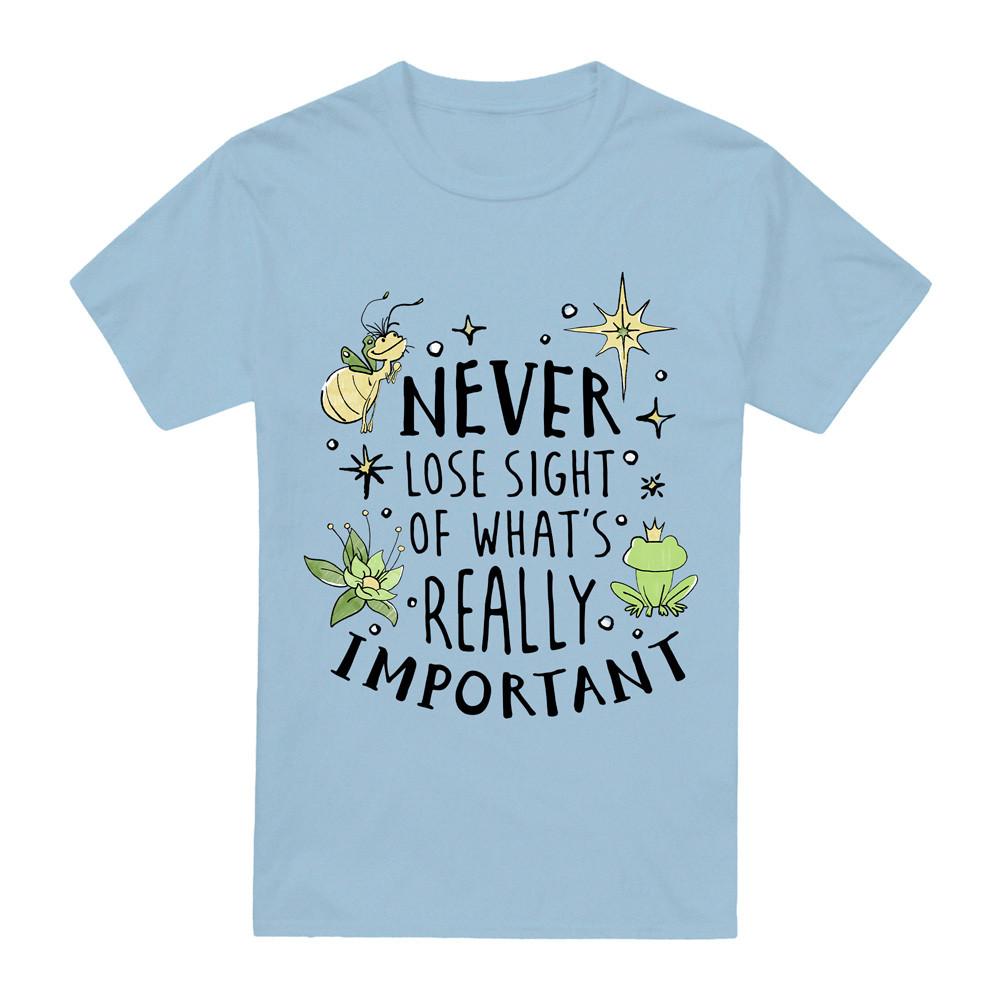 The Princess And The Frog Never Lose Sight T-Shirt Light Blue M