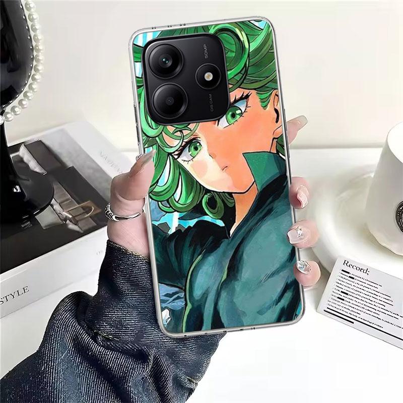 One P-Punch-Man Tatsumaki Soft Phone Case For Xiaomi Redmi Note 15 14 14S 13 12 Pro Plus 12S 11 11S 11E 10 10S 11T 5G Fundas Coq