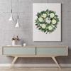 Artificial Green Leaves Wreath Eucalyptus Round Garland Outdoor Decoration