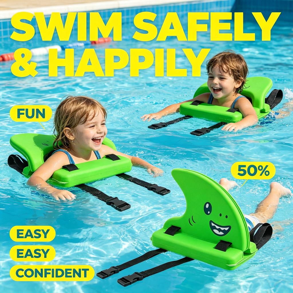 Flotteur dorsal pour enfants pour apprendre à nager design de dessin animé pour piscine