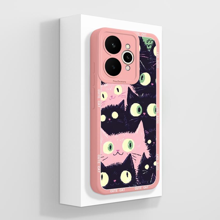 For Oppo Realme 15 C71 C65 C53 C51 A5 A5x Reno11 14 Pro Phone Case Beautiful Golden Lotus Pattern Dustproof Durable Shell For Oppo Silicone Soft Cover