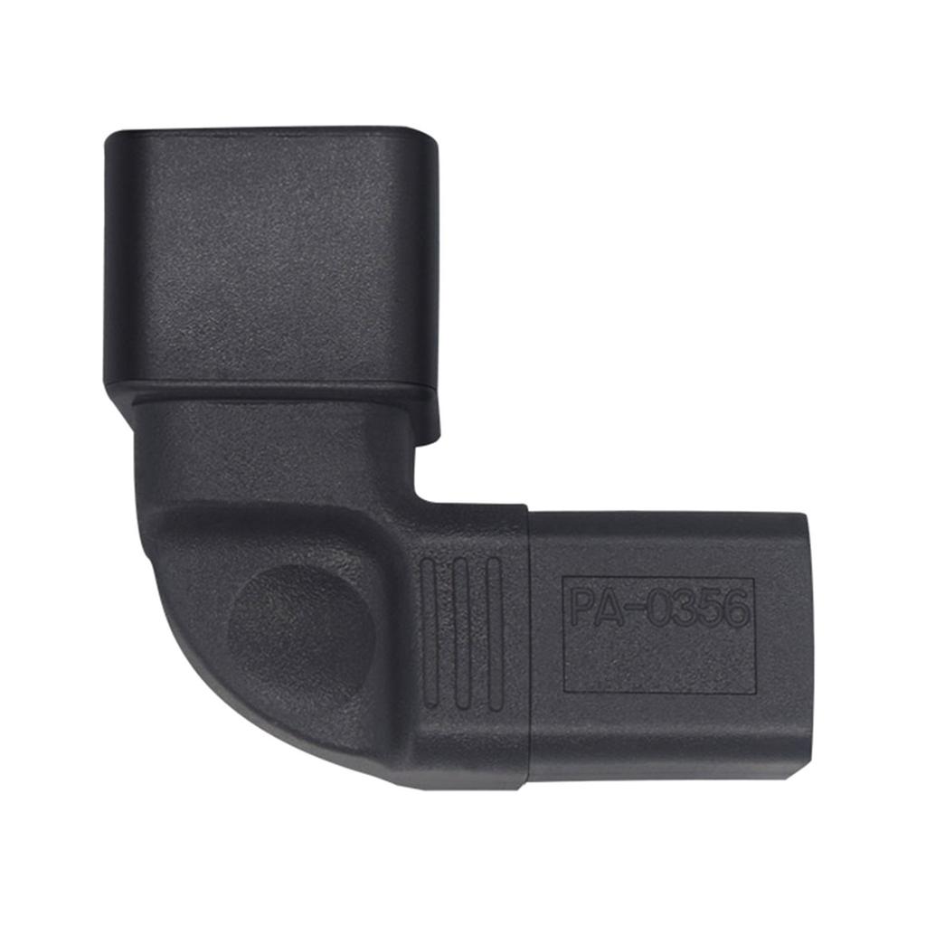 IEC 320 C20 To C19 Power Adapter Conversion Adaptor , Male C20 To C19 Power Supply Converter 100-250V 10A Black