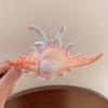 Acrylic Conch Hair Claws Korean Exaggerated Colorful Irregular Personality Large Hair Claw Women Girls Hair Accessories