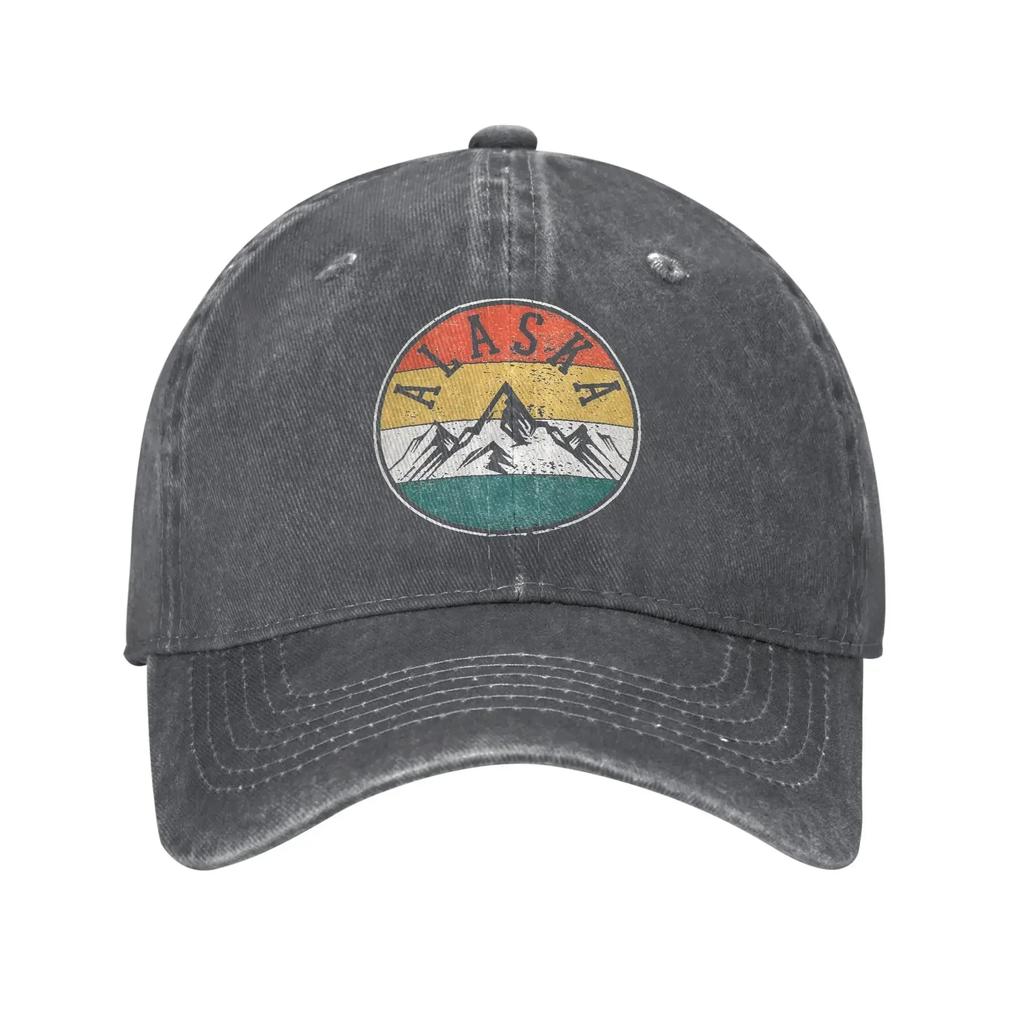 Alaska Casual Baseball Cap Summer Mountain  Trucker Hat Sun Visor Outdoor Gym Hip Hop Hats Unisex Women Trendy Baseball Caps