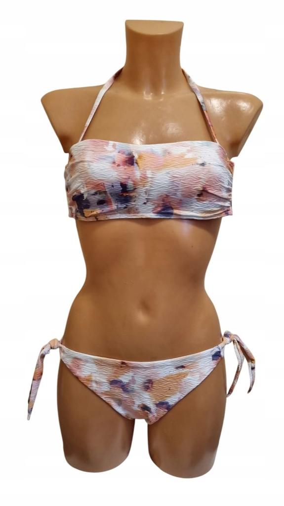 Y8739 Arena FLORA JACQUARD BANDEAU BIK BIKINI S Two-piece Swimsuit