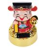 Solar Powered CAI Shen Statue Nodding Fortune Ornament Car Ornament Home Decoration South Road Type